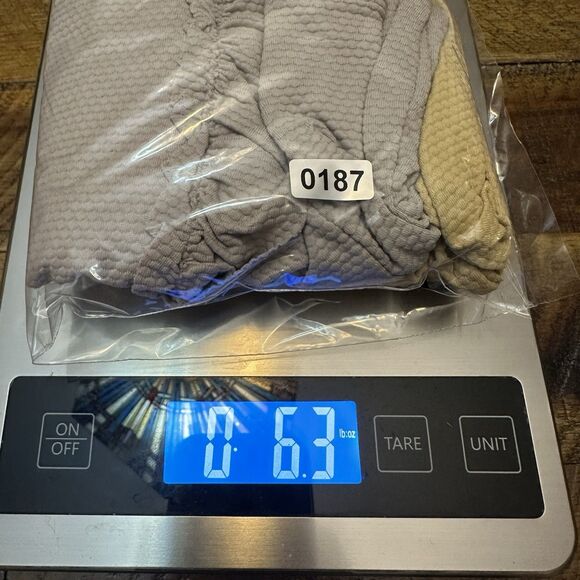 H&M Swimsuit Bundle Baby Girl Size 12M 18M One Piece Rashguard Neutral Colors - Picture 5 of 5